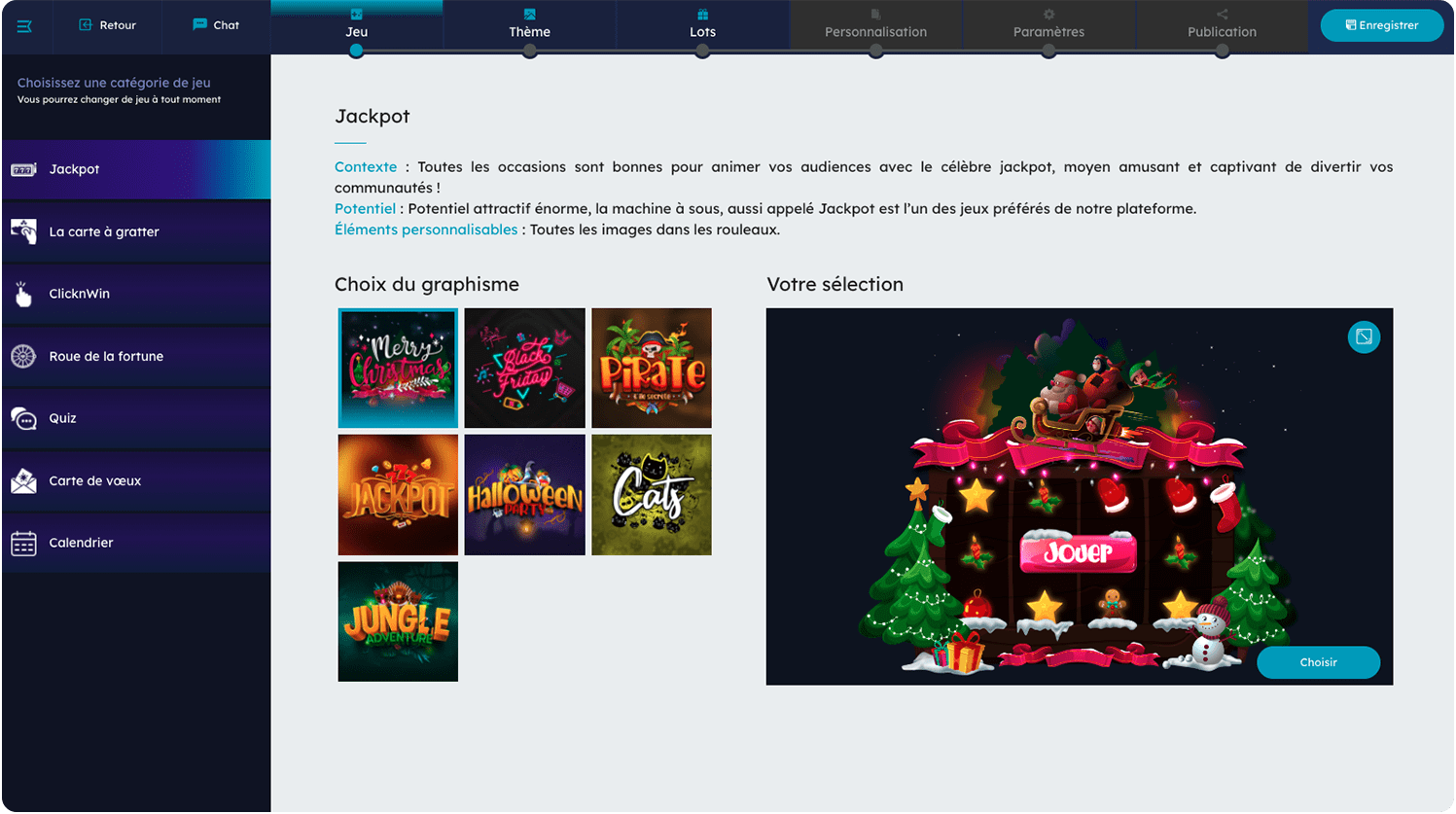 Editeur de jeu concours clickncom