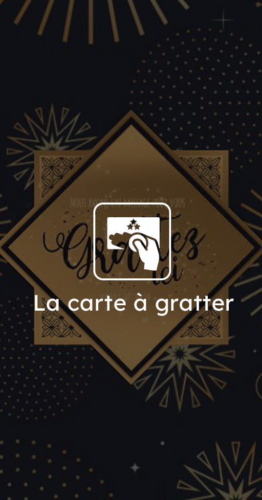 Carte à gratter